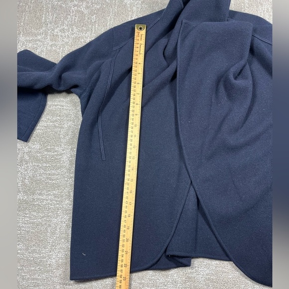 TSE Cashmere Blue open front Cardigan sweater Blue Womens Size L *Flawed - Picture 2 of 8